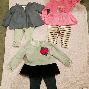 3 babygirl outfits
